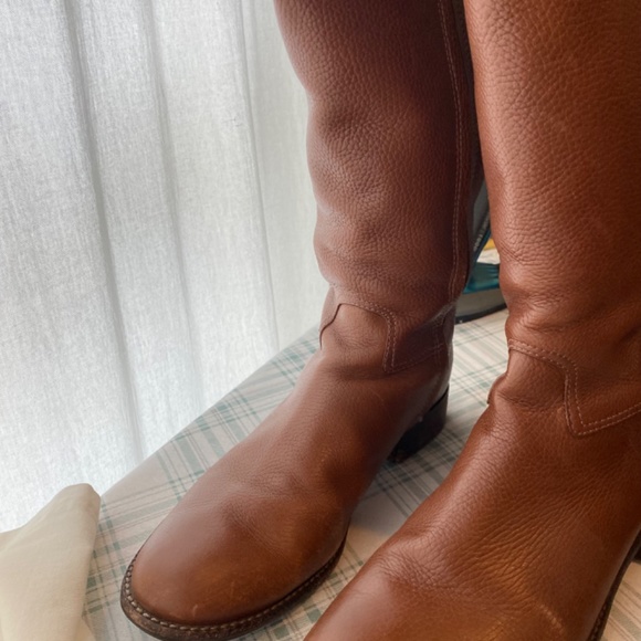 Tory Burch tall leather riding boos sz 9 - Picture 4 of 6